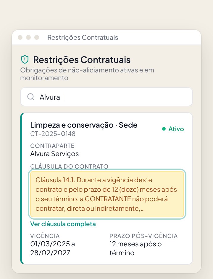 A Axistente responde pelo WhatsApp sobre restrição de contratação